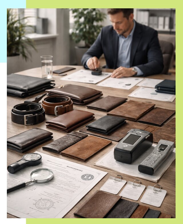 Сертификация кожаных изделий в Кинешме от 12128 р. | Алешин-Кнш