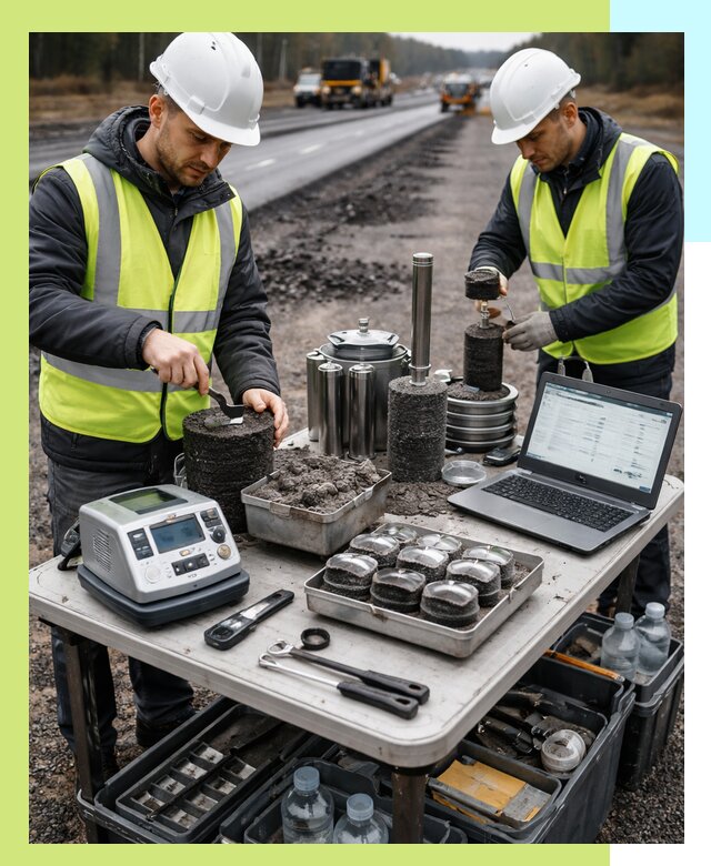 Сертификация асфальта: испытания и подтверждение в Кинешме