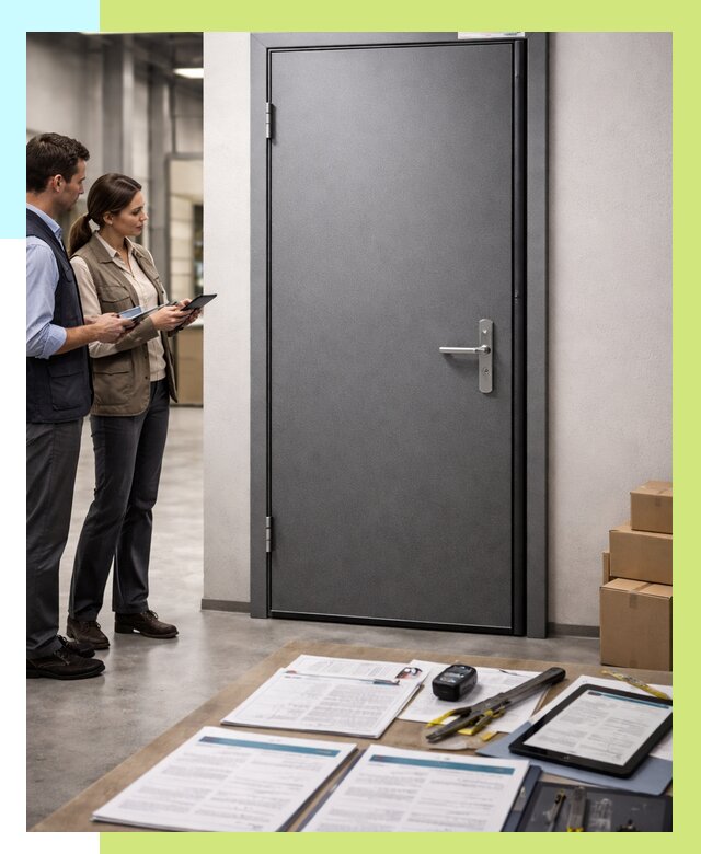 Сертификация противопожарных дверей в Кинешме от 9096 р. | Алешин-Кнш