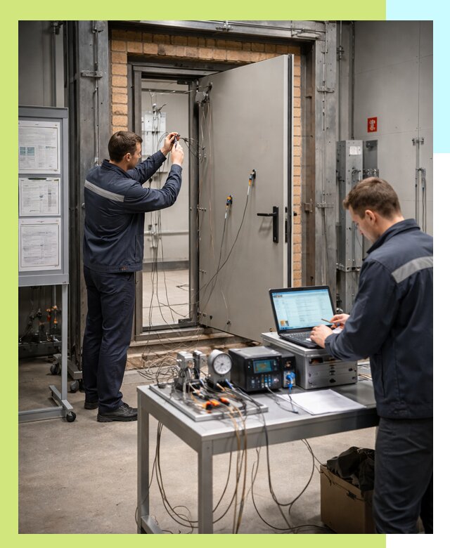 Сертификация противопожарных дверей в Кинешме по ГОСТ и ТР