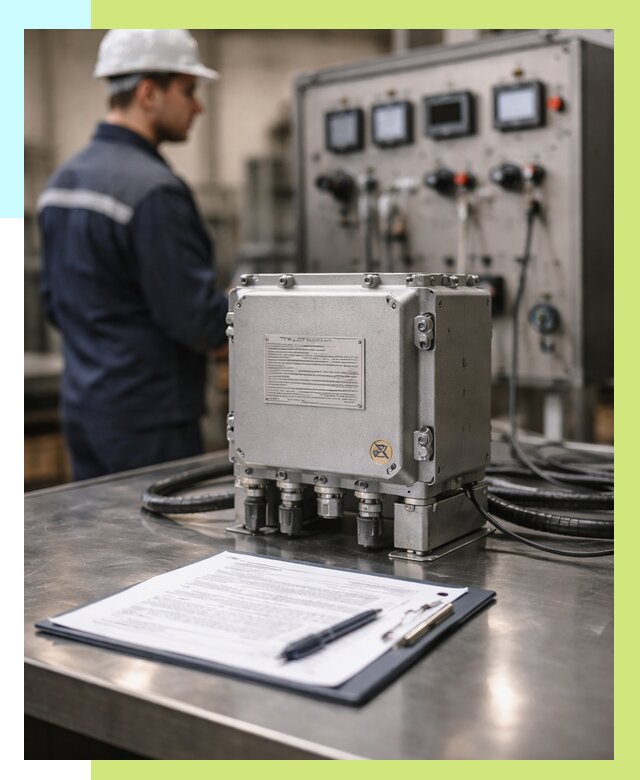 Сертификация взрывозащищенного оборудования в Кинешме от 35375 р. | Алешин-Кнш