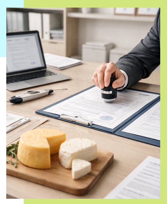 Сертификация сыров в Кинешме от 15161 р | Сертификат на сыр Алешин-Кнш