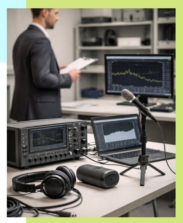 Сертификация аудиотехники в Кинешме от 15161 р., Алешин-Кнш