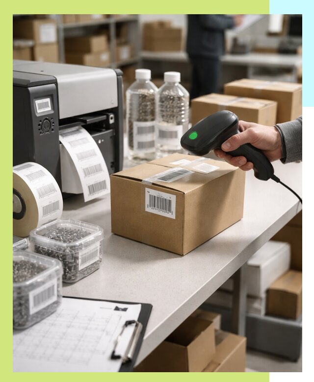 Штрихкодирование продукции и маркировка для продажи в Кинешме