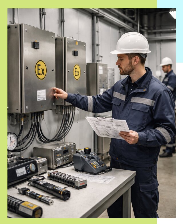 Сертификат взрывозащиты промышленного оборудования в Кинешме