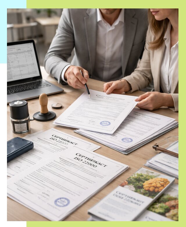 Сертификат ISO 22000 в Кинешме от 40428 р. под ключ | Алешин-Кнш