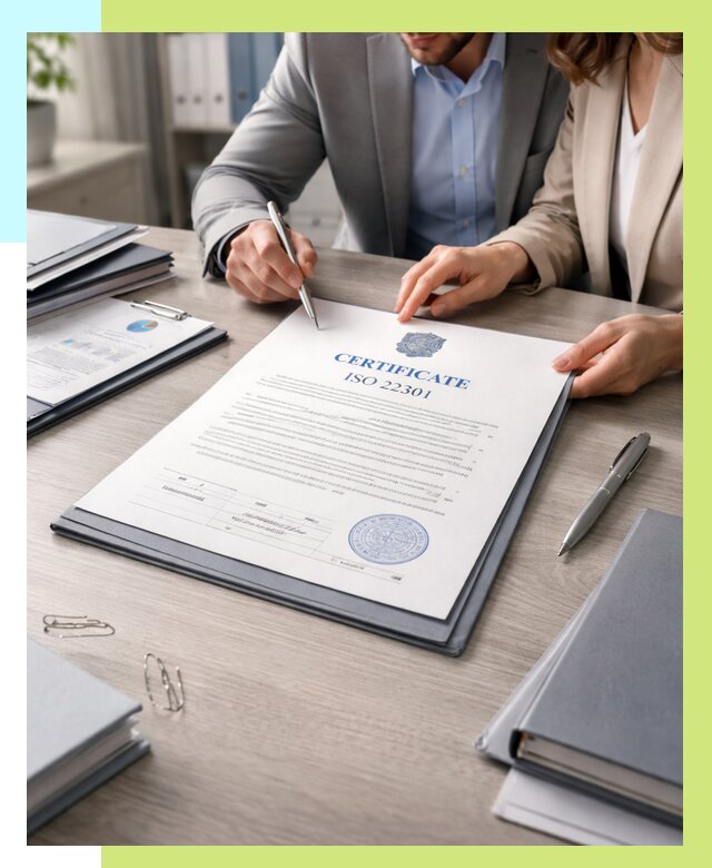 Сертификат ISO 22301 в Кинешме от 45482 р. | Алешин-Кнш срочно